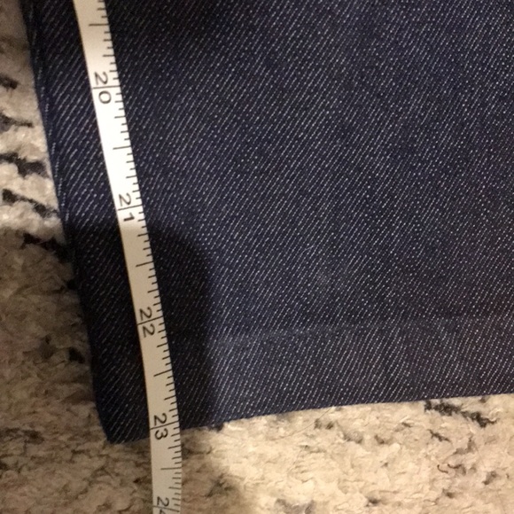 Dark Blue Vintage Retro Denim Jeans - Picture 14 of 16